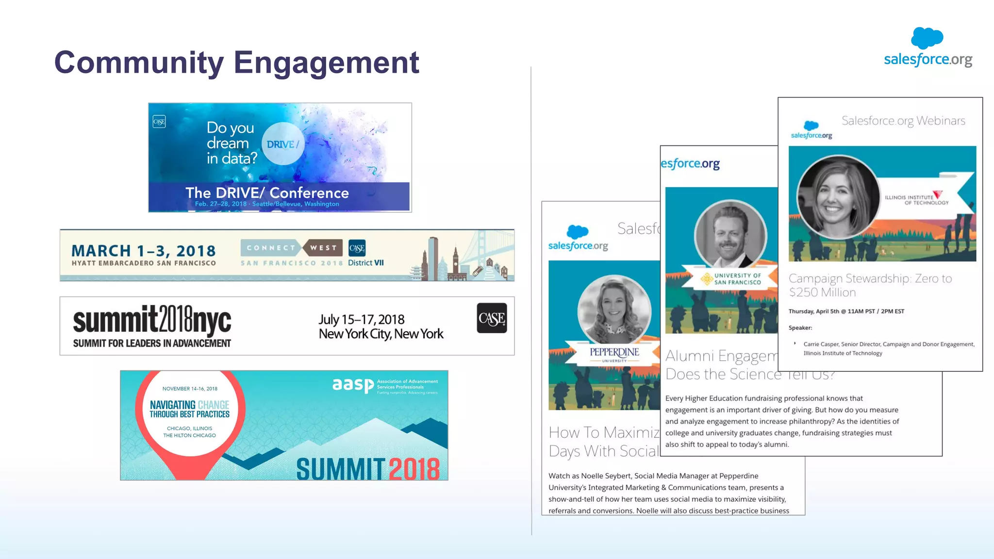 Community Engagement
 