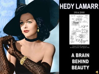 1914-2000
Patent 2.292.387 registered
by Hedy Lamarr, 11th Agosto 1942.
 