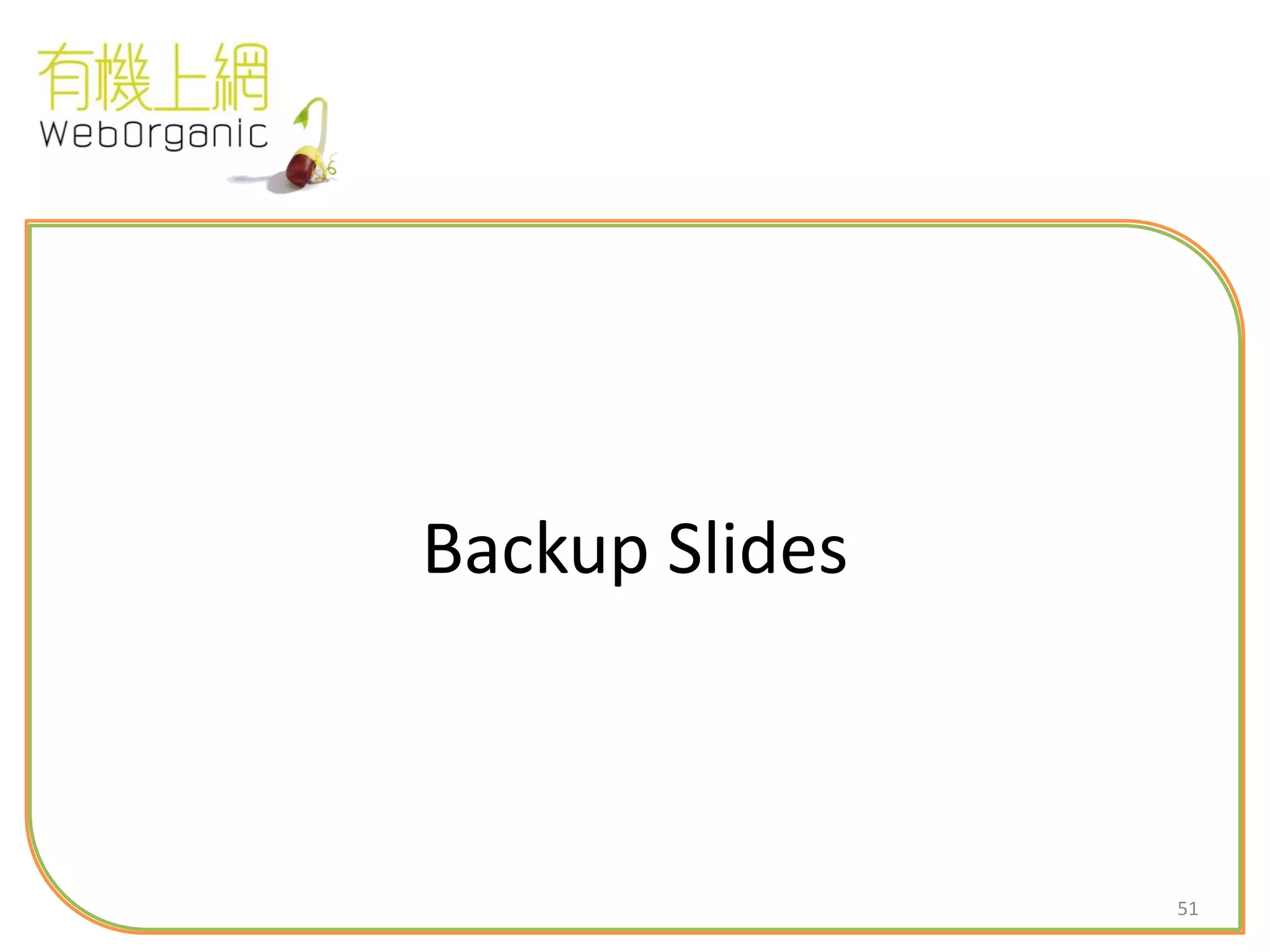 51
Backup Slides
 
