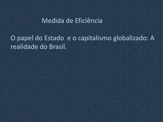  Causa mudanças na forma de produção de mercadorias ocorrido no Séc. XVIII, expandindo-se pelo mundo no Séc. XIX.