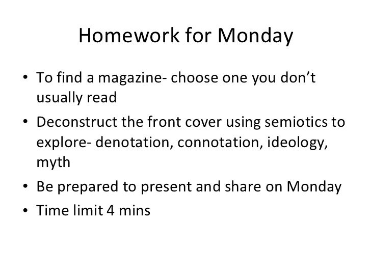 Hegemony denotation connotation barthes