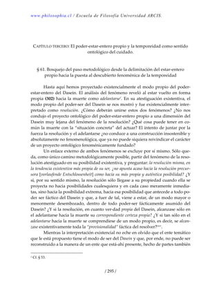 Heidegger, martín   ser y tiempo