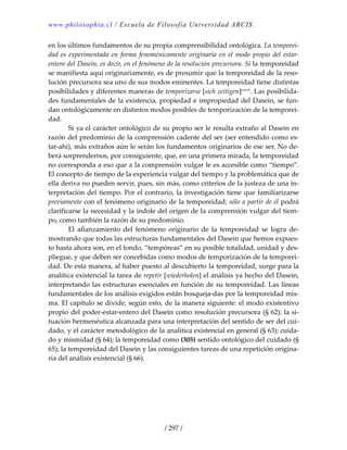 Heidegger, martín   ser y tiempo