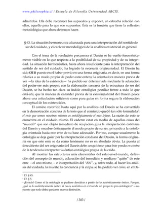 Heidegger, martín   ser y tiempo