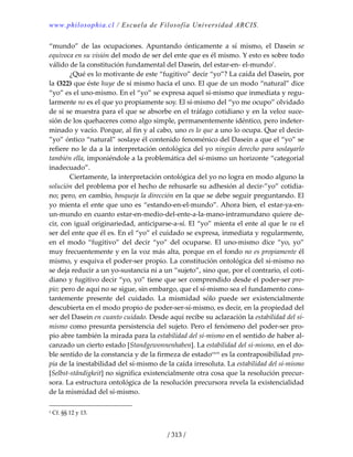 Heidegger, martín   ser y tiempo