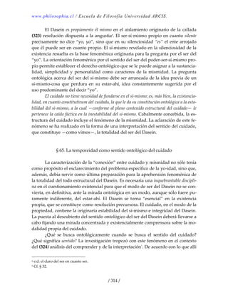 Heidegger, martín   ser y tiempo