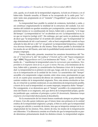 Heidegger, martín   ser y tiempo