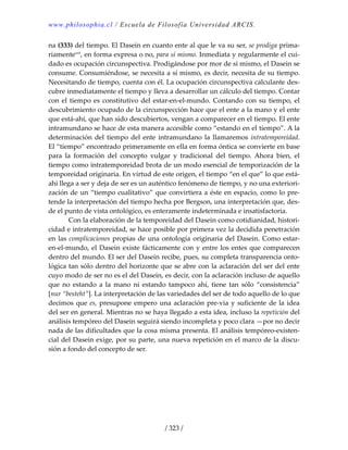 Heidegger, martín   ser y tiempo