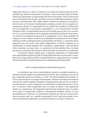 Heidegger, martín   ser y tiempo