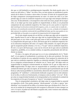 Heidegger, martín   ser y tiempo