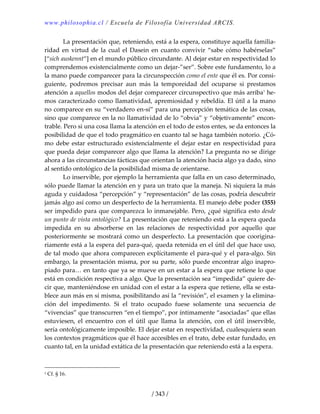 Heidegger, martín   ser y tiempo