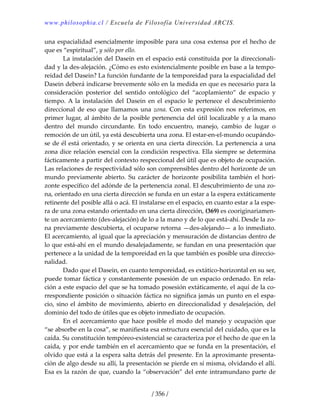 Heidegger, martín   ser y tiempo