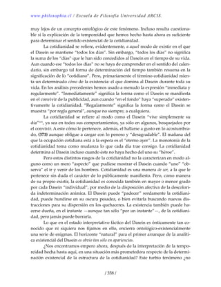 Heidegger, martín   ser y tiempo