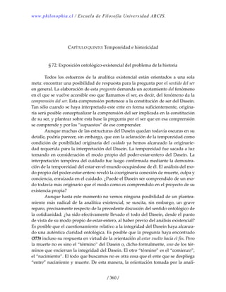 Heidegger, martín   ser y tiempo