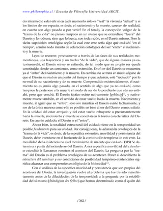 Heidegger, martín   ser y tiempo