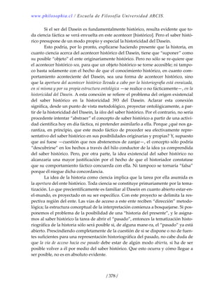 Heidegger, martín   ser y tiempo