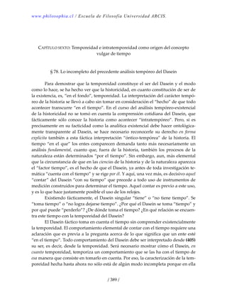 Heidegger, martín   ser y tiempo