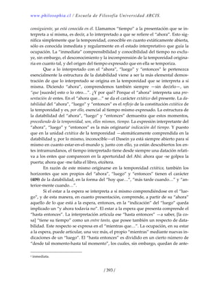 Heidegger, martín   ser y tiempo