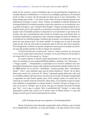 Heidegger, martín   ser y tiempo