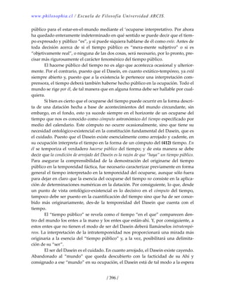 Heidegger, martín   ser y tiempo