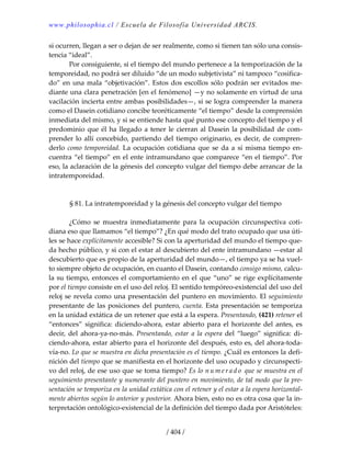 Heidegger, martín   ser y tiempo