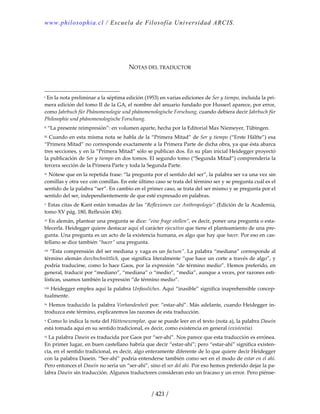 Heidegger, martín   ser y tiempo