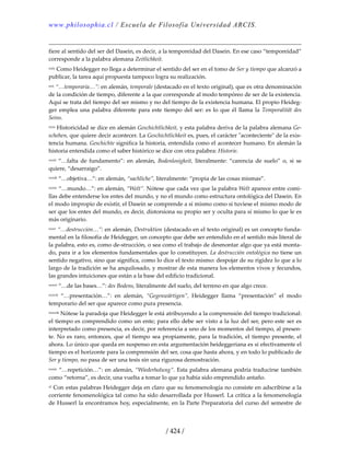 Heidegger, martín   ser y tiempo