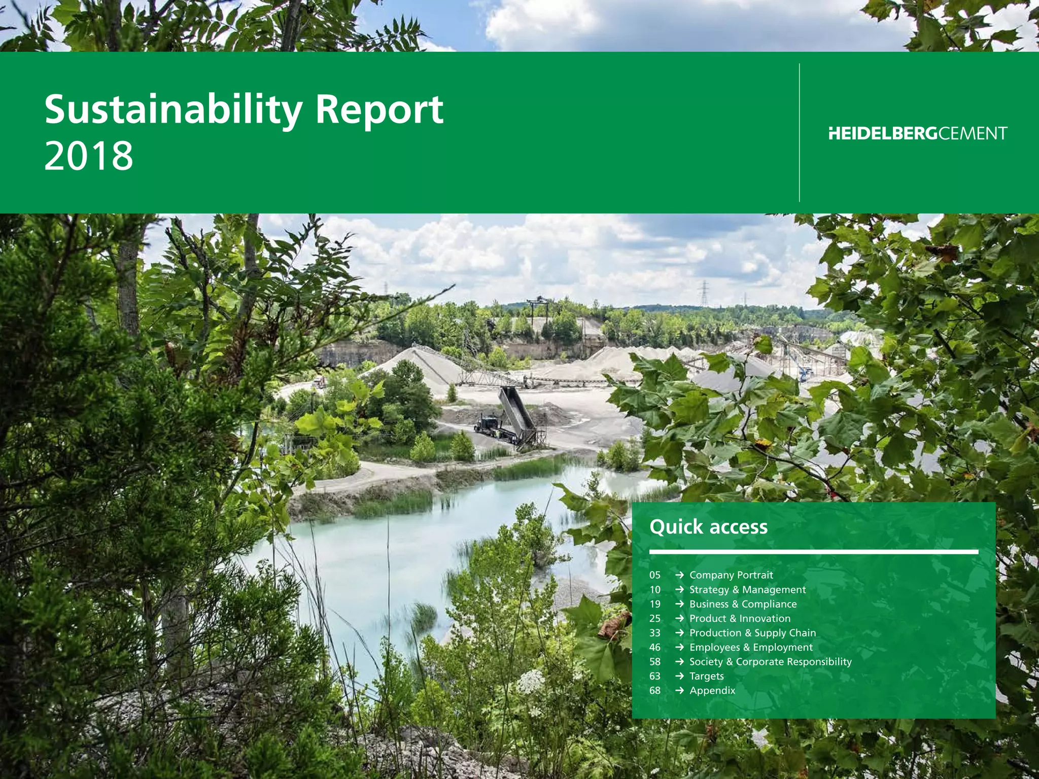 Heidelbergcement Sustainability Report 2018 | PDF