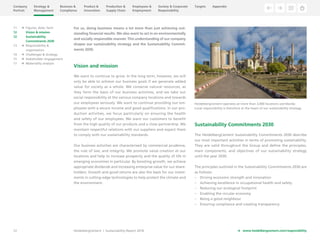 Heidelbergcement Sustainability Report 2018 | PDF