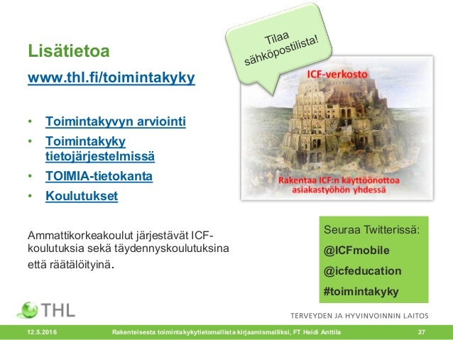 Toimintakyky tietomalli