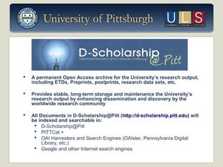 Pittcat Library The Role of Outreach in Academic Libraries 2009 | PPT