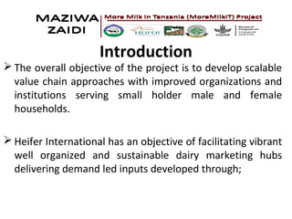 Heifer International MoreMilkiT progress report