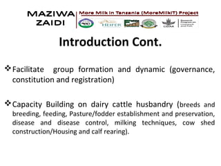 Heifer International MoreMilkiT progress report