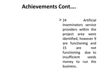 Heifer International MoreMilkiT progress report