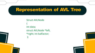 Data structure :Height balanced tree AVL | PPTX