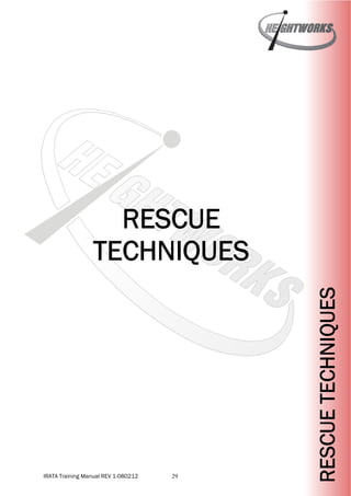 Irata Rescue Procedures Heightworks IRATA Manual | PDF