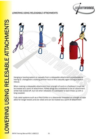 Irata Rescue Procedures Heightworks IRATA Manual | PDF
