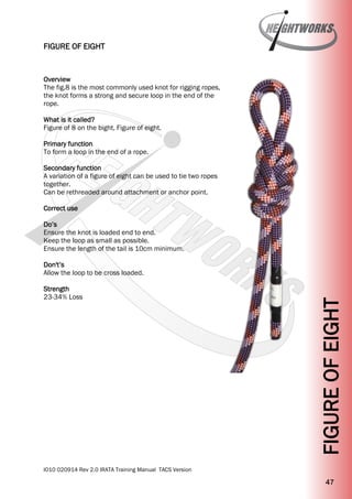 Heightworks IRATA Training Manual Version 2 - Rope Access Training ...