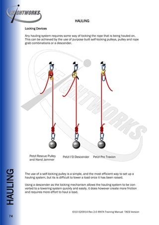 Heightworks IRATA Training Manual Version 2 - Rope Access Training ...