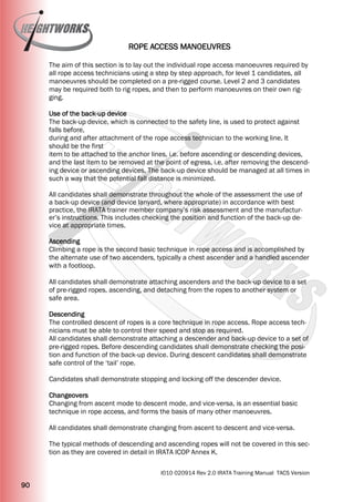Heightworks IRATA Training Manual Version 2 - Rope Access Training ...