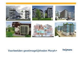 Morph+
Voorbeelden gevelmogelijkheden Morph+

 