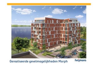 Gerealiseerde gevelmogelijkheden Morph

 