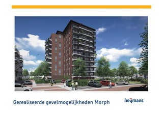 Gerealiseerde gevelmogelijkheden Morph

 