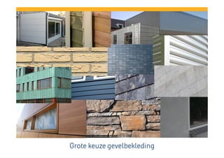 Grote keuze gevelbekleding

 
