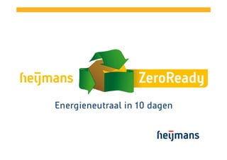 Energieneutraal in 10 dagen

 