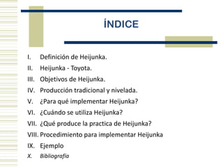 Heijunka | PDF