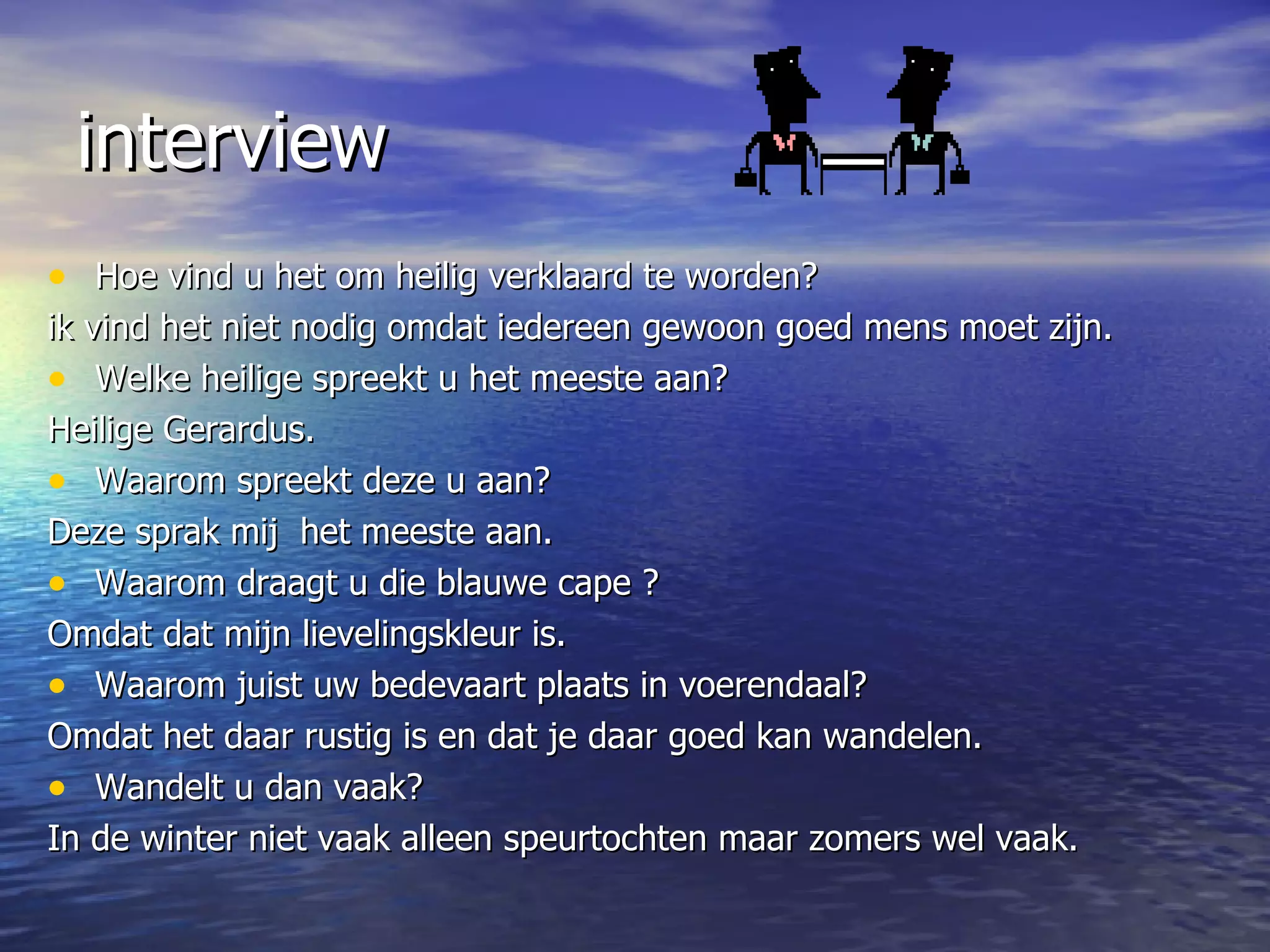 Heiligverklaring Van Mijn Moeder | PPT