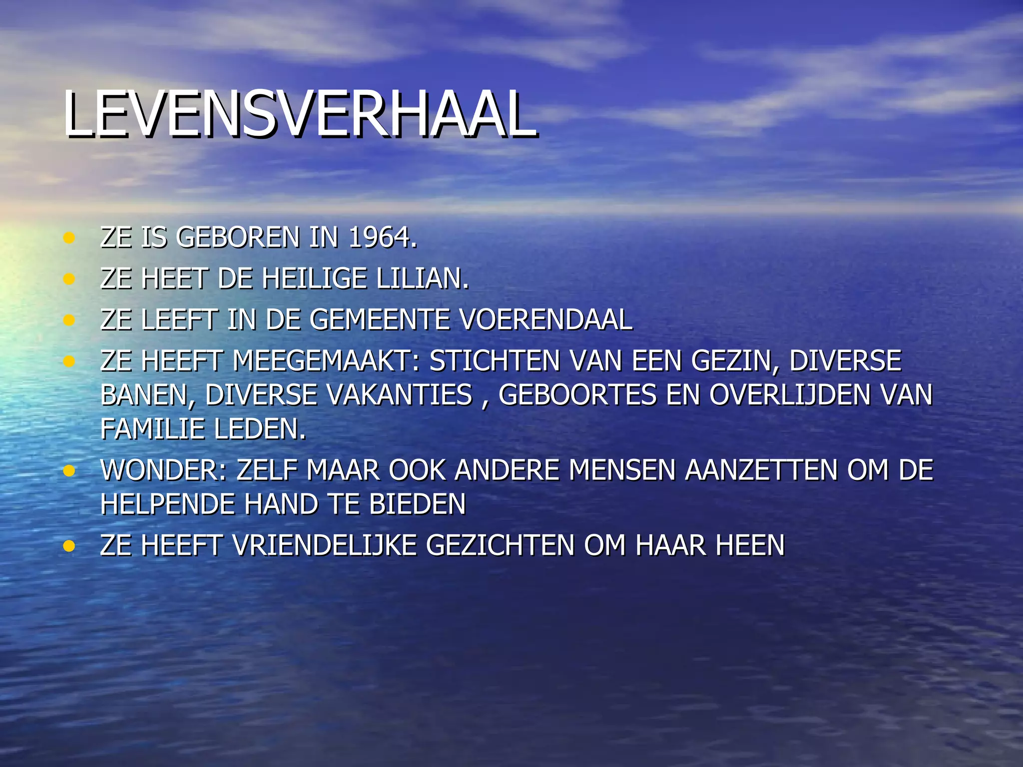 Heiligverklaring Van Mijn Moeder | PPT