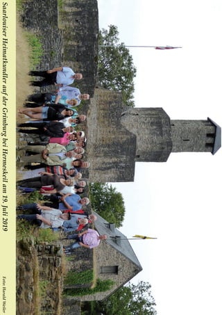 SaarlouiserHeimatkundleraufderGrimburgbeiHermeskeilam19.Juli2019Foto:HaraldWeiler
 