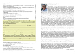 Impressum: Herausgeber: Verein für Heimatkunde Lisdorf e.V.
	 Am Ginsterberg 13, 66740 Saarlouis−Lisdorf, Tel.: 06831/ 4 16 94, Fax: 06831/ 12 87 53
Redaktion: Heiner Groß (verantwortlich), G. Groß, Agnes Groß, Gabi Feld, Marie-Luise Groß, Manfred Nebelung,		
Fotos: Harald Weiler, Archiv VHL, privat
www.heimatkunde.lisdorf.de
Druck: Krüger Druck + Verlag, Handwerkerstraße 8-10, 66663 Merzig
Bankverbindungen:Kreissparkasse Saarlouis IBAN: DE26 5935 0110 0074 3008 80
		 Vereinigte Volksbank e.G. Saarlouis-Sulzbach/Saar IBAN: DE21 5909 2000 6721 7502 03
Bezugspreis: 3 Euro je Heft, Vereinsmitglieder erhalten es kostenlos
Namentlich gekennzeichnete Artikel geben die Meinung des Verfassers, nicht unbedingt der Redaktion, wieder.
Nachdruck, auch auszugsweise, nur mit Genehmigung des Herausgebers			
Verehrte Leserinnen und Leser,
liebe Heimatfreunde!
Dieses Heft Nr. 28 befasst sich schwerpunktmäßig mit einem historischen
Ereignis, das nun genau 80 Jahre zurückliegt und für unseren Ort sowie unsere
nähere und weitere Heimat tiefgreifende Veränderungen brachte. Durch den
deutschen Überfall auf Polen am 1. September 1939 wurde im Osten der 2.
Weltkrieg ausgelöst. Aufgrund des Beistandspaktes von Frankreich und
England mit Polen musste auch im Westen unseres Vaterlandes mit Krieg
gerechnet werden. Die Nazis hatten den Westfeldzug bereits einige Jahre zuvor vorbereitet. Zum
einen durch den Bau des Westwalls ab 1937/38, zum anderen durch die Ausweisung eines etwa 10
km breiten Streifens entlang der deutschen Westgrenze von der Schweiz bis nach Holland, der als
„Rote Zone“ bezeichnet wurde und im Kriegsfall als Aufmarschgebiet für die deutschen Truppen
geräumt werden sollte. Lisdorf lag innerhalb dieser „Roten Zone“. Am 29. August 1939 kam der
Befehl zur Räumung dieser Zone. Für die Bevölkerung von Lisdorf und die Nachbargemeinden
war Thüringen als Bergungs- bzw. Evakuierungsgebiet vorgesehen. Unser Ort Lisdorf musste
bis zum 1. Sept. 1939 abends geräumt sein. Alte, Kranke, Mütter mit kleinen Kindern und
Frauen, deren Ehemänner bereits zum Kriegsdienst eingezogen waren, wurden zuerst mit
der Eisenbahn, mit Bussen und LKWs weggebracht. Bauern und Nebenerwerbslandwirte, die
über ein Pferdefuhrwerk oder ein Kuhgespann verfügten, wurden verpflichtet, damit in die
Evakuierung zu ziehen. In Lisdorf bildete sich eine Kolonne von mehr als 120 Pferdefuhrwerken,
deren wochenlanger Treck nach Thüringen im Einzelnen in diesem Heft beschrieben ist. Die
Stadtverwaltung wurde nach Halberstadt im heutigen Sachsen-Anhalt evakuiert. Lisdorf gehörte
bekanntlich seit der Eingemeindung am 1.4.1936 zur Stadt mit dem neuen Namen „Saarlautern“.
Das fluchtartige Verlassen der Heimat auf unbestimmte Zeit, die dann fast 1 Jahr andauerte,
war für alle eine schlimme Erfahrung. Heute nach 80 Jahren leben nur noch wenige der damals
Evakuierten. Die meisten davon, zu denen auch ich als jetzt 81-jähriger gehöre, waren damals
noch zu jung, um die Geschehnisse bewusst zu erleben.
Vor 20 Jahren, als wir im November 1999 das erste Lisdorfer Heimatblatt herausbrachten, war das
noch anders. Viele der damals 65- bis 80-jährigen erinnerten sich noch sehr gut an die Evakuierung.
Bei den vielen Treffen unseres 1997 gegründeten Heimatkundevereins waren die Nazizeit, der
Kriegsausbruch 1939, die Evakuierung, der Kriegsverlauf bis zur vernichtenden Niederlage, die
Flucht in den Stollen Rosenthal kurz vor Kriegsende die beherrschenden Gesprächsthemen. Im
ersten Heimatblatt 1999 wurden deshalb auch mehrere Beiträge zur Evakuierung veröffentlicht,
die wir nun zum 80. Jahrestag in das vorliegende Heft übernommen haben.
Weitere Beiträge befassen sich mit Nordhausen und seinem Dom zum Hl. Kreuz, in dem während
der Evakuierungszeit einige Lisdorfer getauft, zu Ersten Hl. Kommunion gingen, gefirmt und
auch getraut wurden. Auch das von uns 2001 herausgegebene sog. Stollenbuch und das von
Agnes Groß 2018 verfasste Kriegstotenbuch befassen sich mit dem verheerenden 2. Weltkrieg.
Diese Ausgabe enthält wieder einen Mundartbeitrag unserer Expertin Marianne Faust und einen
Bildbericht von Harald Weiler über das 16. Lisdorfer Open-Air-Konzert, das wiederum fast 1500
Besucher anlockte, sowie Familienkunde aus unserem großen Verein. Die Jubiläen und größeren
Feste mehrerer befreundeter Lisdorfer Vereine, die von Harald Weiler auf vielen schönen Fotos
festgehalten wurden, werden in der nächsten Ausgabe des Heimatblattes erscheinen.
Ich wünsche viel Freude bei der Lektüre und Ansicht der Fotos.
										 Ihr/Euer Heiner Groß
Inhaltsverzeichnis
Vorwort													3
Abdruck aus Heimatblatt Nr. 1 /November 1999 VOR 60 JAHREN – Lisdorfer verlassen ihre Heimat	 4
Erinnerung an die Evakuierung 1939										6
Abdruck aus „Geschichte der Kreisstadt Saarlouis Band V Lisdorf – Von der Steinzeit bis zur Gegenwart (1996)“ 8
Nordhausen/Thüringen und sein Dom zum Heiligen Kreuz					 12
Herzlich willkommen! 14
Beiträge zur Lisdorfer Mundart 15
Historische Hochzeitsbilder aus dem Archiv des Heimatkundevereins 18
Abdruck aus Heimatblatt Nr. 4 /Dezember 2001 S.6-12 Auf den Spuren der Evakuierten 1939/40	 20
In eigener Sache 27
16. Lisdorfer Open-Air-Konzert am 21. Juni 2019 28
Fußballverein SV 1929 Lisdorf feierte 90 jähriges Jubiläum 30
Wir gratulieren und berichten mit Wort und Bild 31
Heimatkundeverein Lisdorf gratuliert seinen Jungvermählten 32
VHL-Vorständler feierten ihre Ehejubiläen 33
Nachruf 34
Zwei Bücher des Heimatkundevereins Lisdorf,die in jedes Lisdorfer Haus gehören! 35
Einzigartig in Stadt, Kreis, Land und Bund! 35
Beitrittserklärung zum Verein für Heimatkunde Lisdorf e. V.
Hiermit erkläre ich meinen Beitritt zum Verein für Heimatkunde Lisdorf e. V. und verpflichte
mich zur Zahlung des Mitgliedsbeitrages von .............€ (Mindestbeitrag je Monat bei Einzel- 2,-€
und 3,- € bei Familienmitgliedschaft)
Vor- und Zuname:............................................................................................ Geb. Datum:.......................
Anschrift:.........................................................................................................................................................
Datum............................................Unterschrift:...........................................................................................
Bei Familienmitgliedschaft erklären folgende weitere Personen ihren Beitritt:
Name................................................geb.:......................N a m e:.............................................geb.:.............
Name................................................geb.:......................N a m e:.............................................geb.:.............
Ich/ Wir ermächtigen den Verein für Heimatkunde Lisdorf e.V. jährlich den Beitrag mittels SE-
PA-Lastschrift bis auf Widerruf von meinem/ unserem nachstehend genannten Konto einzuziehen
Bank........................................................................IBAN:..........................................BIC:........................
Datum.....................................................................Unterschrift....................................................................
2 3
 